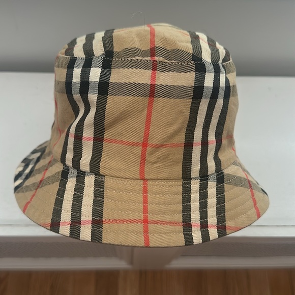 Burberry Reversible Check Bucket Hat - Picture 1 of 4